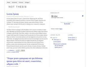 Template thesis dari blog juragan